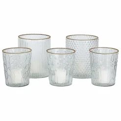 Windlicht 5er Set Rosienne